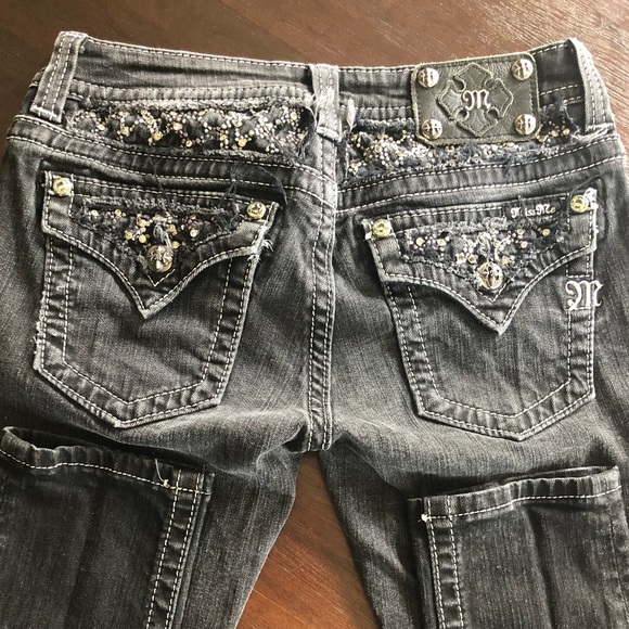 Miss Me Denim - Miss Me black skinny jeans size 27